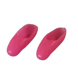 Barbie Doll Ballerina Shoes Neon Pink Pointe Dance Slippers Fashion Japan